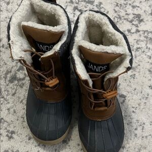 Kids Winter Boots - Brown and Black